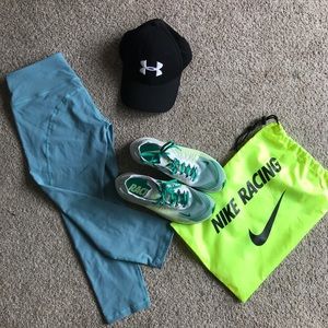 Buff Bunny Blue Work Out Leggings